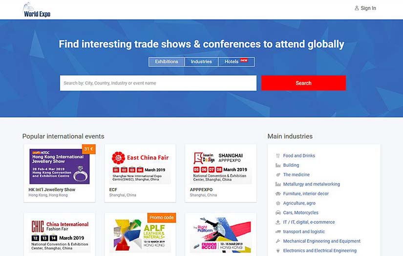 WorldExpo screenshot 1